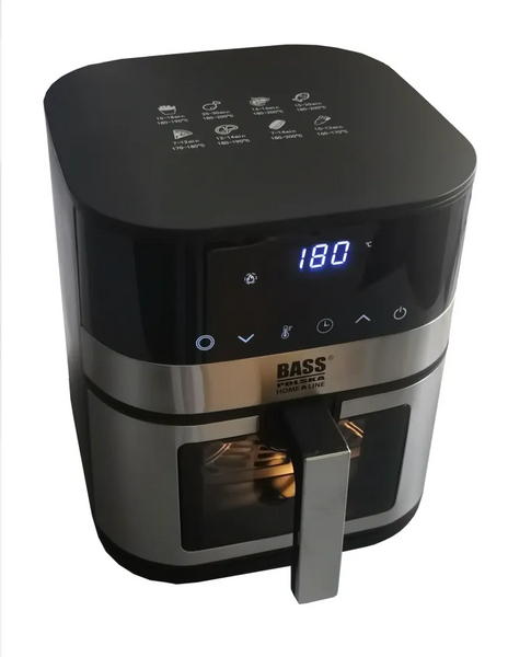 Аэрофритюрница Bass Polska BH 10886, 5,5 л, 1500 Вт &mdash; мультипечь, фритюрница без масла, Air Fryer для дома
