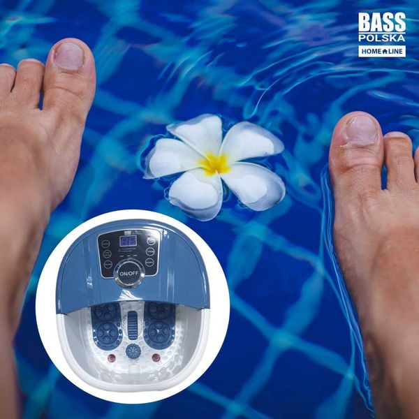 Водяний масажер для ніг, з LCD дисплеєм Bass Polska BH 12841-NBS