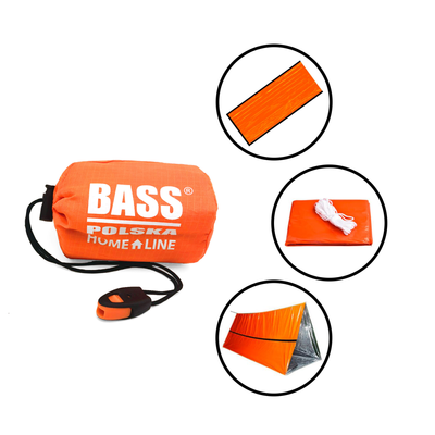 Термоспальный мешок с сигнальным свистком Bass Polska BH 41980