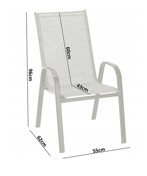 Комплект садовых стульев Garden Line NEO3678, Коричневый