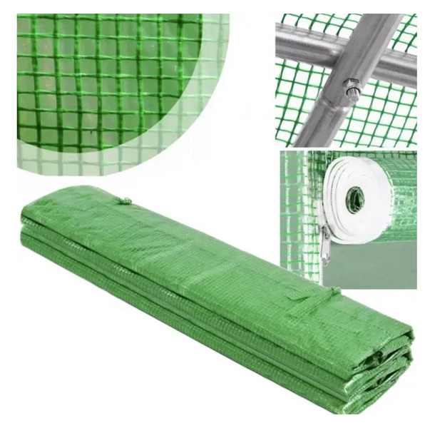 Садовая пленка для теплицы 24 м&sup2; (3&times;8&times;2 м) FT-3X8X2-Z, зелёная &mdash; прочное укрытие для защиты растений и высокого урожая