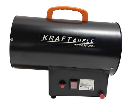 Газова теплова гармата KRAFT&DELE KD11703 для обігріву приміщень, 20 кВт, 0,7 бар