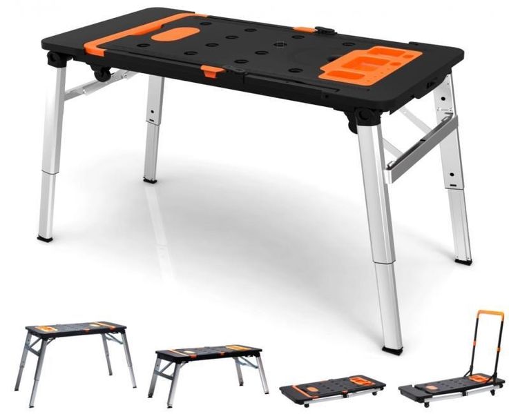 Многофункциональный рабочий стол, верстак для мастерской и дома складной 7в1 Garden Line WIS0731