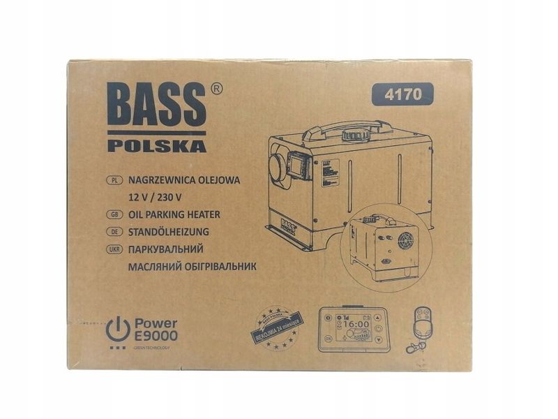 Автономный дизельный обогреватель ВЕБАСТО 9 Kwt 12В/230В Bass Polska 4170