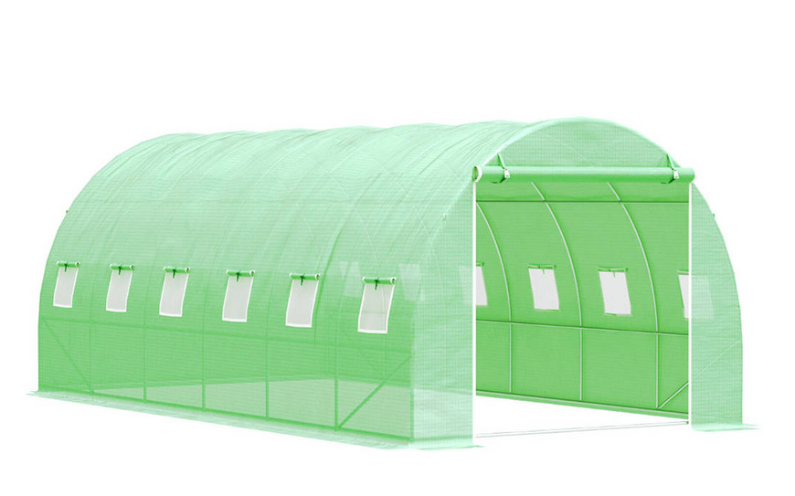Садова теплиця Expand TFO19-3X6X2-2-Z  18 м&sup2;, 6&times;3&times;2 м, двоє дверей, міцний каркас 19 мм &ndash; ідеальна для овочів та фруктів