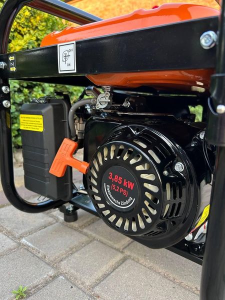 Генератор бензиновый с ручками и колесами - Однофазный 2.5 кВт Cross Tools CPG 3000 V 