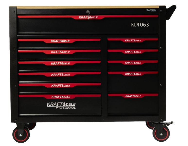 Інструментальна шафа Kraft&Dele KD1063 з набором інструментів 479 предметів, професійний комплект для СТО та майстерні