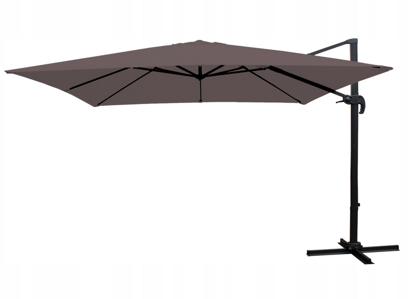 Зонтик садовый с чехлом GardenLine GAO4859 MINI ROMA 250 см коричневый