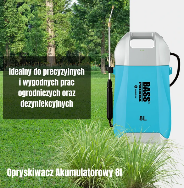 Акумуляторний обприскувач Bass Polska 8603 8 л для саду та городу