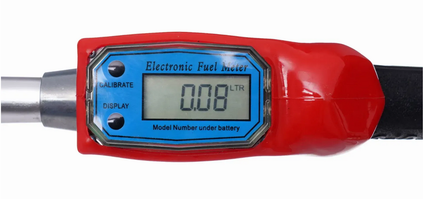 Заправочный пистолет Kraft&Dele KD10581 для перекачивания топлива, с LCD-дисплеем, топливораздаточный пистолет