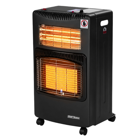 Газовый обогреватель Kraft&Dele KD6531 4200 Вт с электрическим нагревом, 3 режима 1500/2750/4200 Вт
