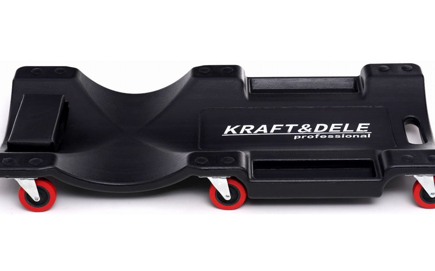 Лежак для майстерні 36" Kraft&Dele KD350, автослюсарський візок на колесах