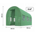 Теплица садовая VOLSO Polska VS03220-25 6 м&sup2; зеленая &mdash; 3&times;2&times;2 м, труба 25 мм 2