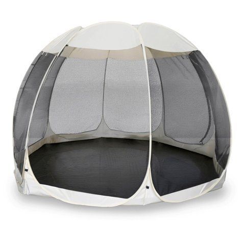 Садовая беседка MEBEL ELITE CAMA 354 см бежевая/чёрная &mdash; павильон для сада, террасы и зоны отдыха.