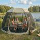 Садовая беседка MEBEL ELITE CAMA 354 см бежевая/чёрная &mdash; павильон для сада, террасы и зоны отдыха.