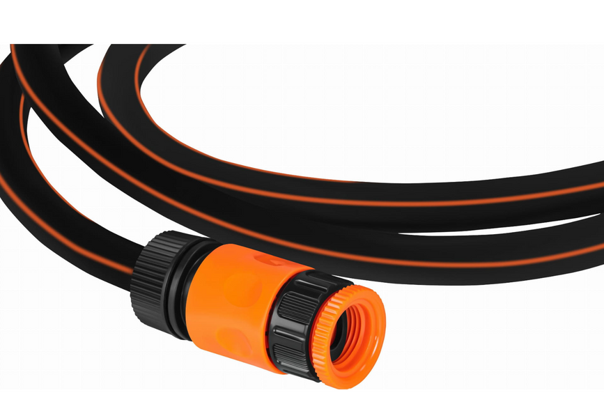Котушка автоматична Kraft&Dele KD2152 20 м + 2 м 1/2" для саду, городу та дачі &mdash; з настінним кріпленням і автоматичною змоткою шланга