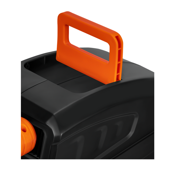 Автоматична котушка для садового шланга Kraft&Dele KD2151 1/2" 15+1,5 м &mdash; настінна, зі змотуванням, для поливу саду