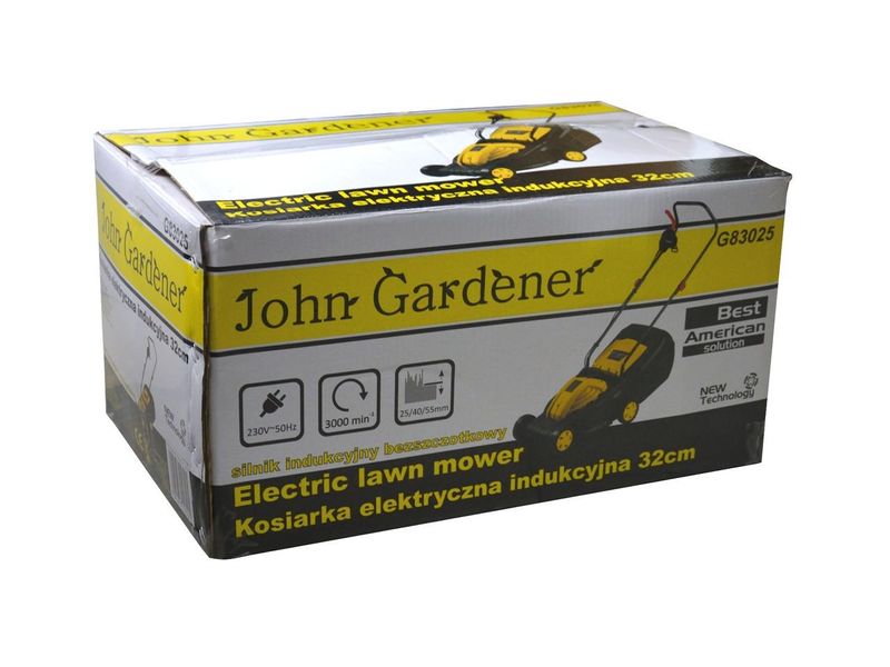 Газонокосарка електрична 1200 Вт John Gardener G83025