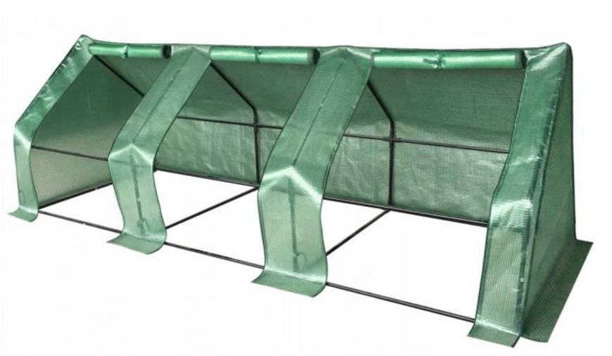 Мини-теплица Ekspand 295&times;95&times;95 см, каркас 16 мм, зелёная, модель TMF16-295X95X95-Z &mdash; компактное решение для сада и балкона