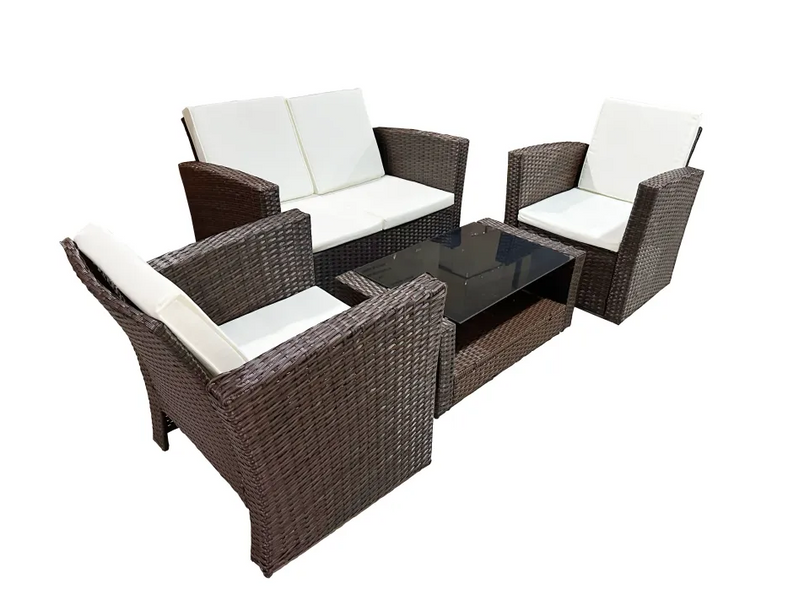 Садовый комплект мебели BH30087 с диваном, 2 креслами и кофейным столиком