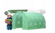 Садовая теплица Ekspand 12,5 м&sup2; 2,5&times;5&times;2 м, каркас 19 мм, модель TFO19-2,5X5X2-1-Z 7