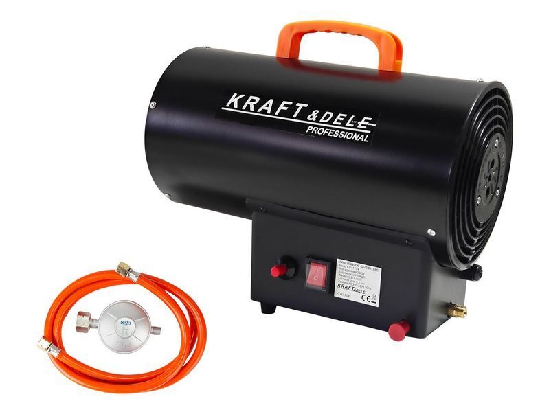 Газовий обігрівач Kraft&Dele KD11704 25 кВт, пропан-бутановий, з вентилятором, для гаража, майстерні та складу