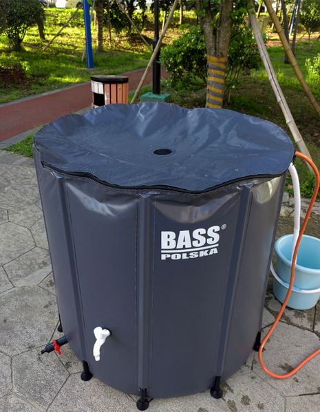 Бочка для дощової води 750 л Bass Polska BH 79989 складний резервуар для зберігання та поливу саду