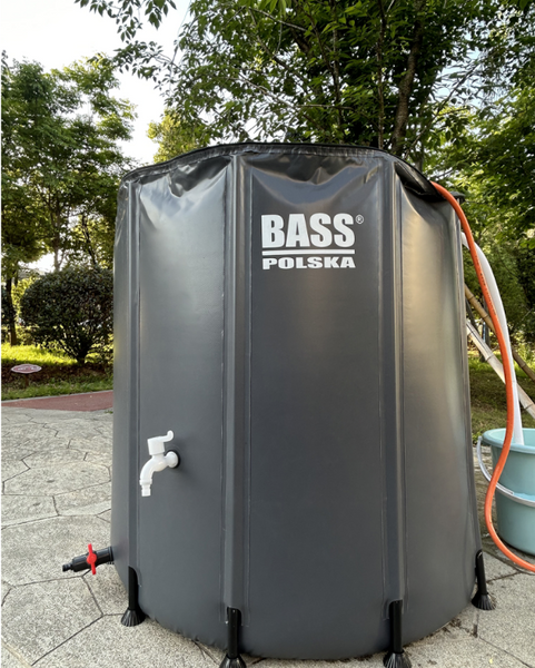 Бочка для дощової води 750 л Bass Polska BH 79989 складний резервуар для зберігання та поливу саду