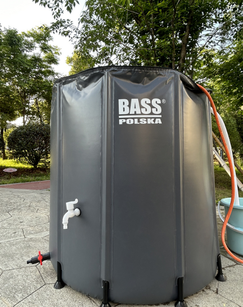 Бочка для дождевой воды 390 л Bass Polska BH 79987 складной резервуар для сбора воды с крыши, бак для полива сада