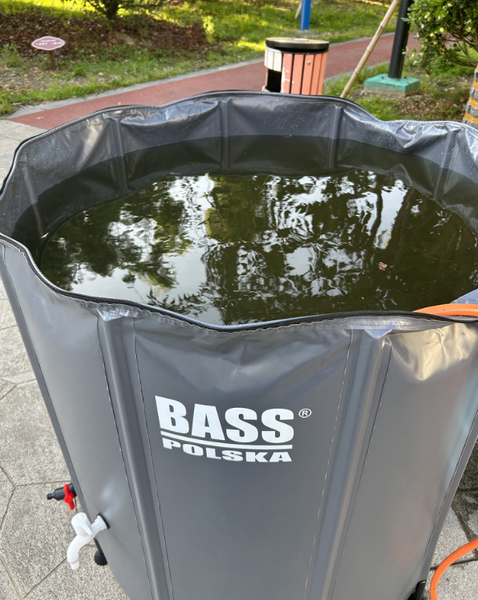 Бочка для дождевой воды 390 л Bass Polska BH 79987 складной резервуар для сбора воды с крыши, бак для полива сада