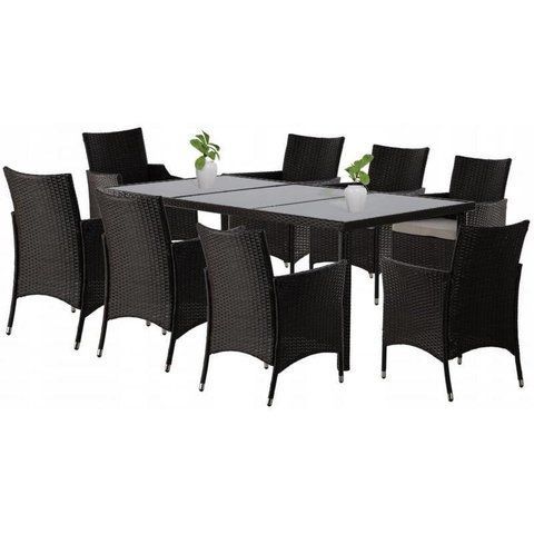 Садовая мебель из ротанга Garden Line ABI3654 комплект 9 шт., коричневый