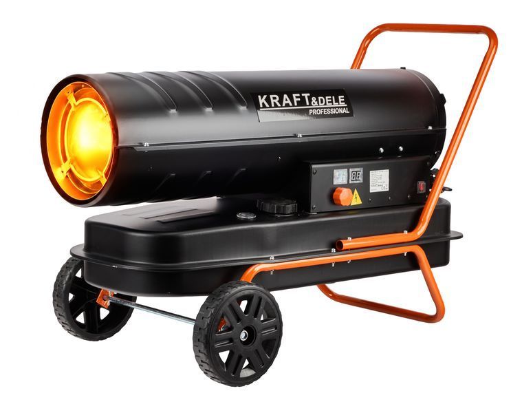 Дизельный обогреватель Kraft&Dele KD11711 35 кВт с термостатом, для гаража, мастерской и склада