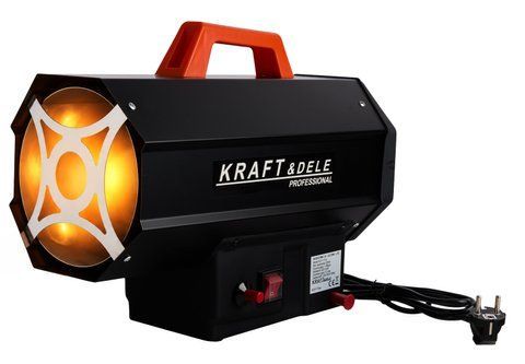 Газовый обогреватель Kraft&Dele KD11734 25 кВт с редуктором для гаража, мастерской и склада