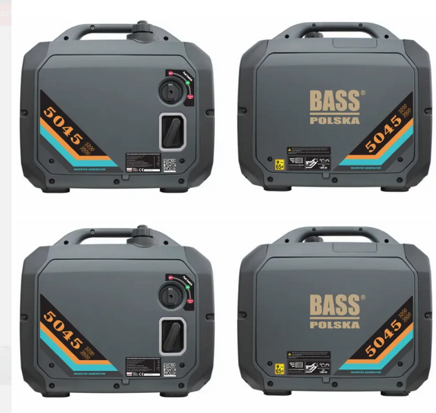 Генератор інверторний Bass Polska 5045 3.5 кВт &mdash; бензиновий, чистий синус, для будинку та техніки