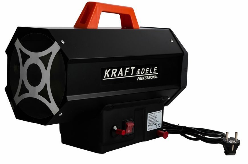 Газовый обогреватель Kraft&Dele KD11734 25 кВт с редуктором для гаража, мастерской и склада