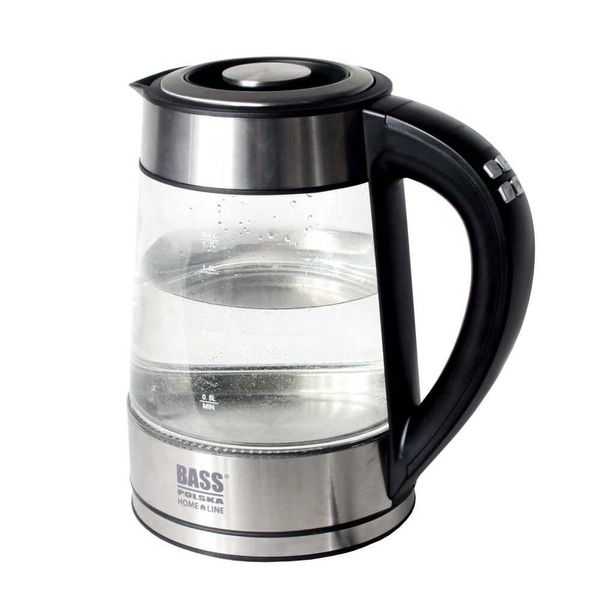 Електричний чайник з регулюванням температури та світлодіодним підсвічуванням, 1,7 л Bass Polska 10351