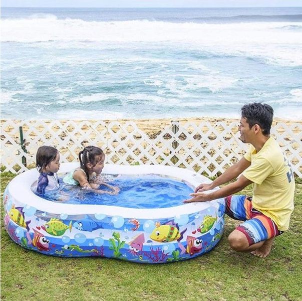 Садовий надувний басейн для дітей 175x109см SunClub JL10118