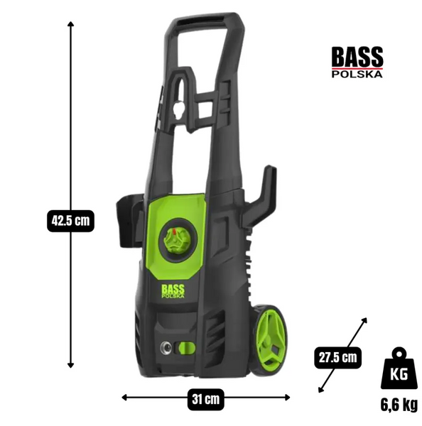 Профессиональная мойка высокого давления Bass Polska 7882 &mdash; мощная минимойка для дома и авто