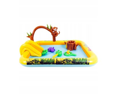 Садовий надувний басейн для дітей з гіркою 214x167см SunClub JL51223