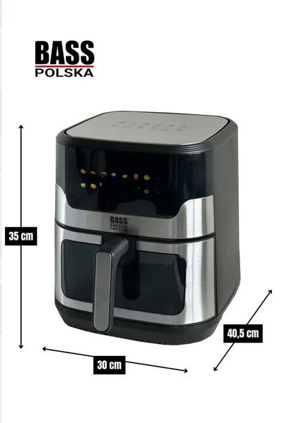 Аерофритюрниця 9-літрова аерофритюрниця з оглядовим віконцем Bass Polska BH 10880