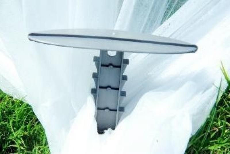 Набір з 10шт пластикових шпильок 12см для кріплення агроволокна, плівки та сітки Garden Line EVA8174