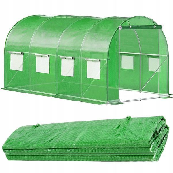 Садова теплиця 10м2 25мм труба 400*250*200см, 29,5кг, KO2504252