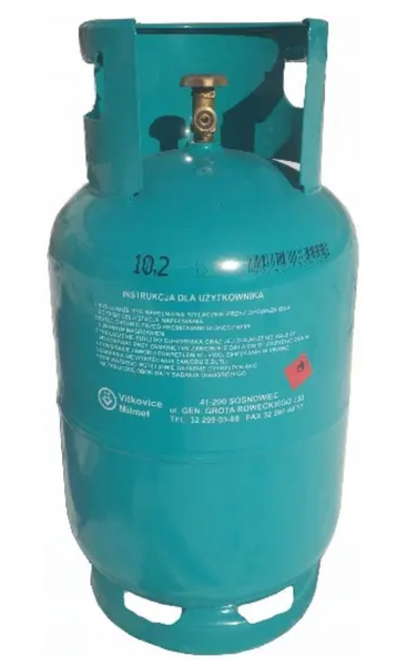 Стальной газовый баллон VITKOVICE MILMET 27 л (11 кг) для пропана, бытовой