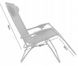 Складний шезлонг , крісло з підніжкою для саду та відпочинку 176X65X106 см Garden Line LEZ5934
