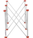Стіл плиточника Kraft&Dele KD11979, 6 ніжок, 115&times;60&times;75 см