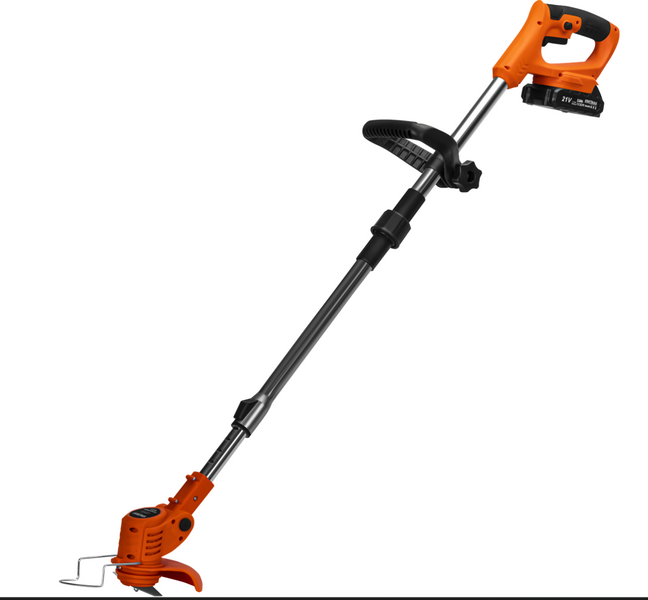 Беспроводной аккумуляторный триммер Kraft&Dele KD5129 1000 Вт, 2&times;2 А&middot;ч, с комплектом насадок и колес, для сада и газона