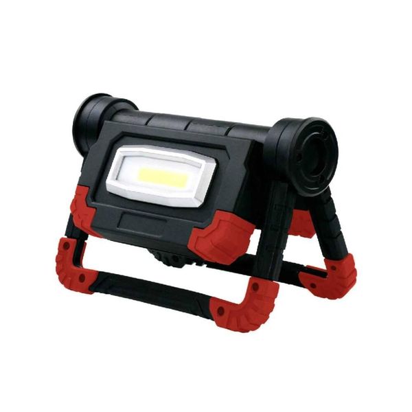 Портативная светодиодная аккумуляторная лампа - фонарь для мастерской и дома с функцией повербанка Bass Polska 5905