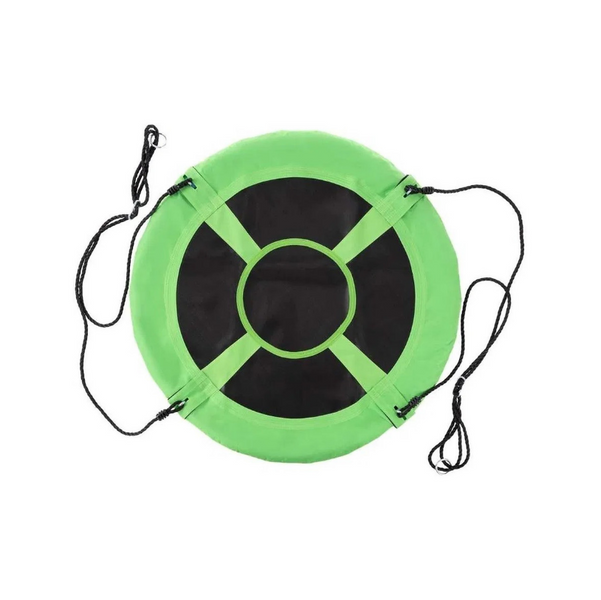 Підвісна дитяча гойдалка-гніздо 80 см зелена Ekspand BG-80-Z для саду, двору та дому до 150 кг